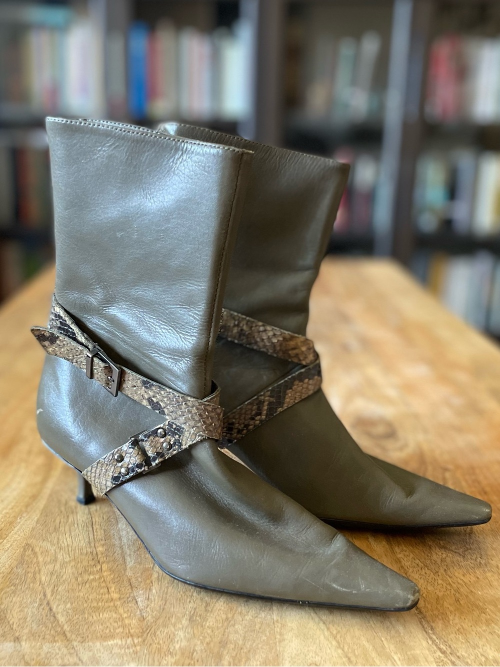 Vintage Nine West Leather Ankle Boots